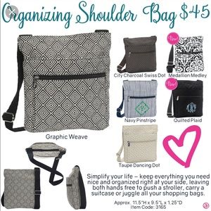 NIB Thirty One Organizing Shoulder Bag